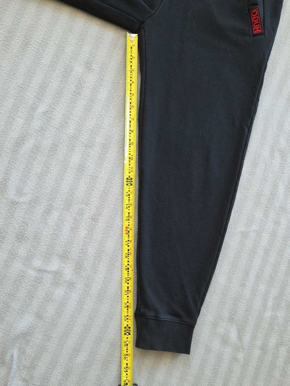 Hugo Boss Black Jogger Sweatpants with Red Logo Accent - Picture 5 of 6